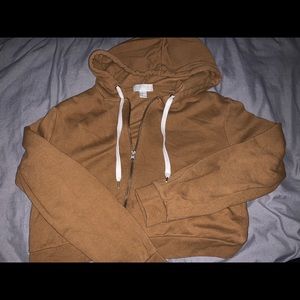 Burnt Orange F21 Zip-Up